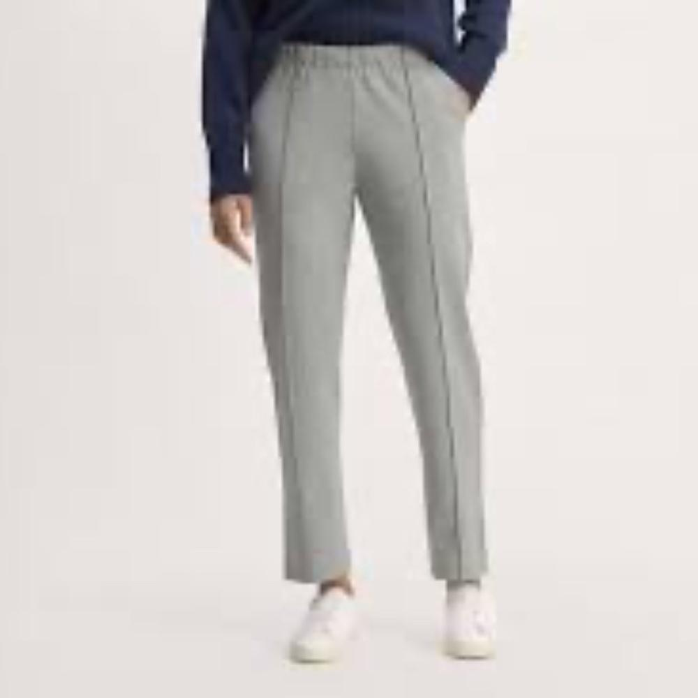 Everlane Dream Pant Elastic Waist Tapered Leg Knit Pants Slate Women XS - Picture 2 of 13